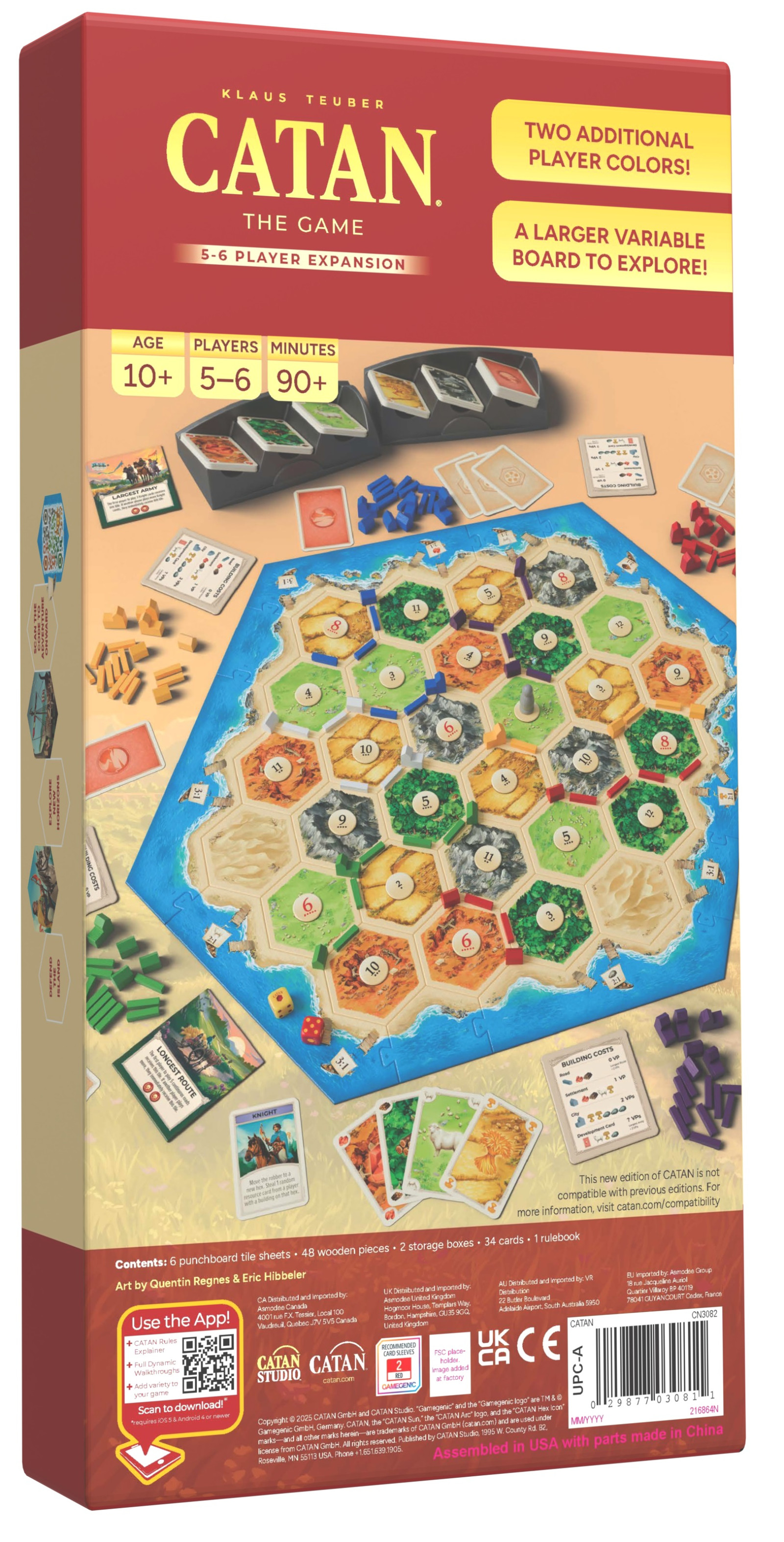 CATAN (6th Edition) : The Game 5-6 Player Expansion
